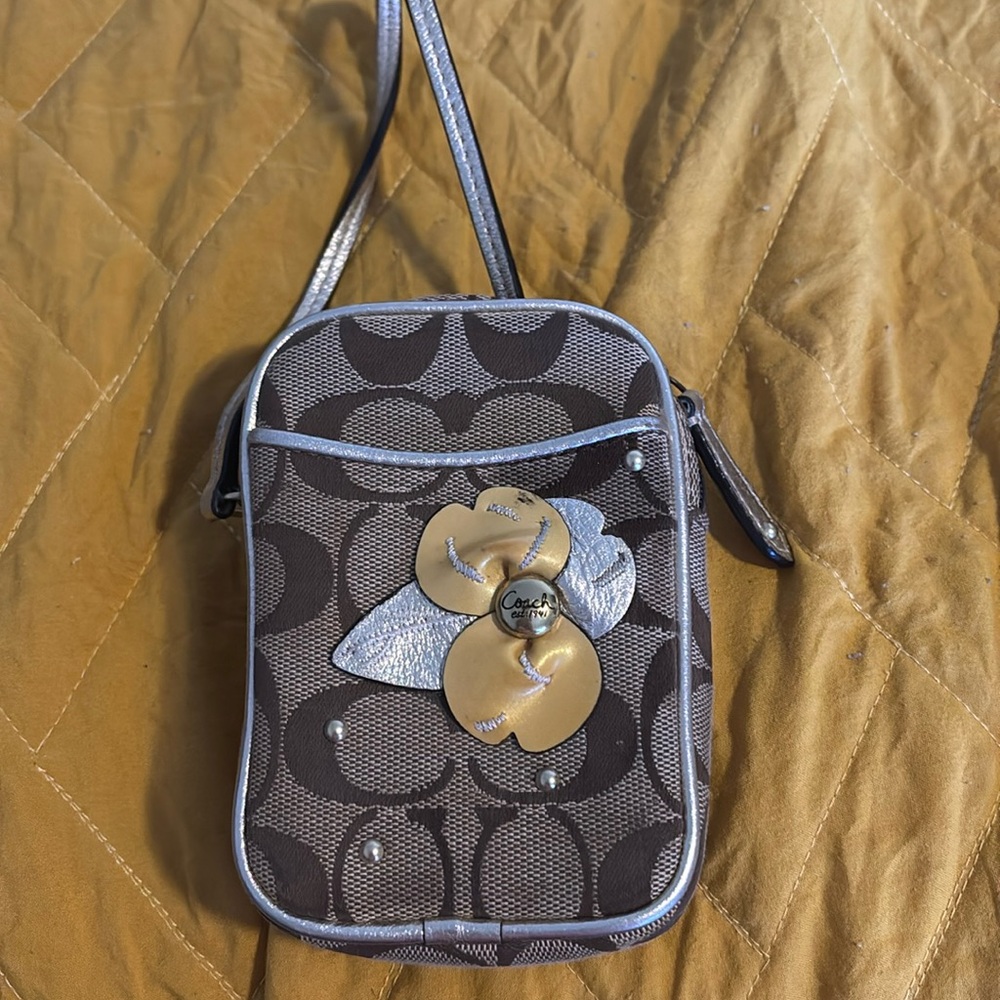 Coach pouch wristlet